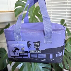 Trader Joe's Mini Insulated Bag Purple LAST STOCK AVAILABLE!